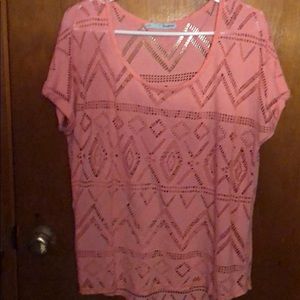 XL Coral T Shirt with Design